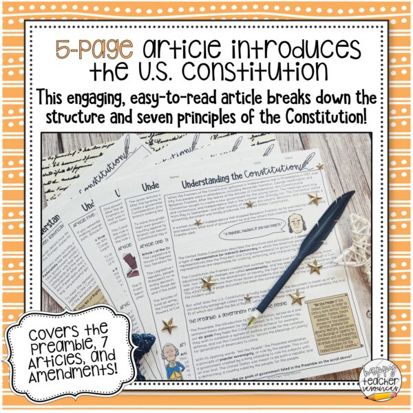 Understanding the Constitution thumbnail reads "5-page article introduces the US Constitution".