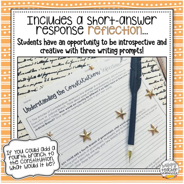 Understanding the Constitution thumbnail reads "Includes a short-answer response reflection."