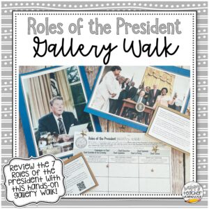 Roles of the President Executive Branch Gallery Walk thumbnail