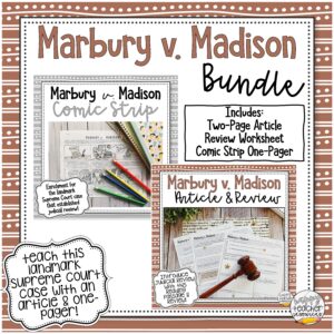 Marbury v. Madison Bundle