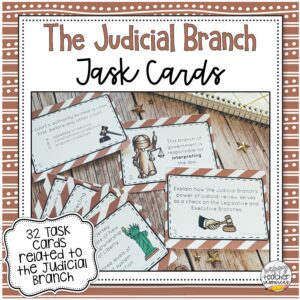 Judicial Branch Task Cards Thumbnail