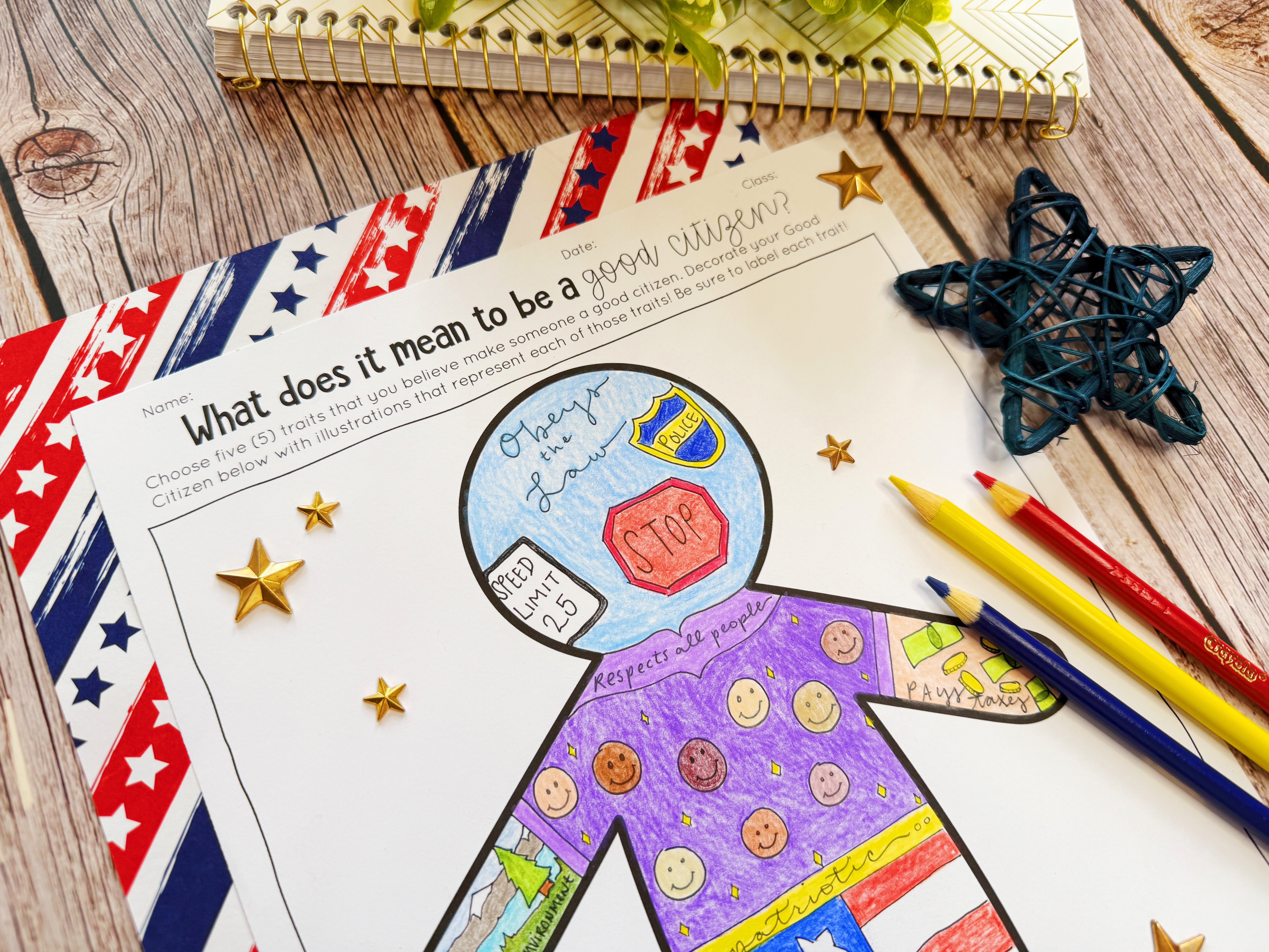 Good Citizenship Back to School One-Pager