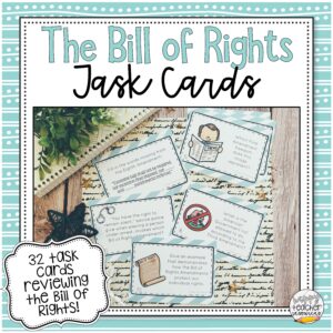 Civics Bill of Rights Task Cards thumbnail