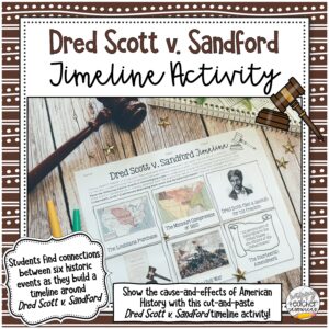 Landmark Supreme Court Cases: Dred Scott v. Sandford Timeline Activity product thumbnail