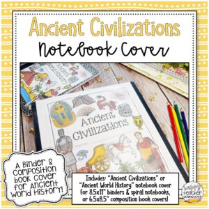 Ancient Civilizations World History Notebook Cover thumbnail